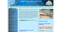 Desktop Screenshot of ceoandhra.nic.in