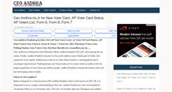 Desktop Screenshot of ceoandhra.net
